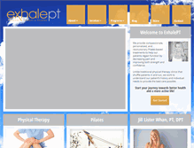 Tablet Screenshot of exhalept.com